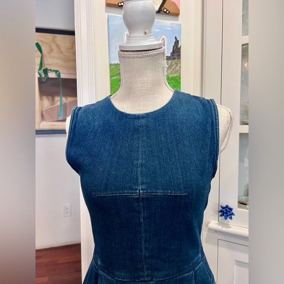 Louis Vuitton Blue Patchwork Denim Dress - Picture 8 of 14